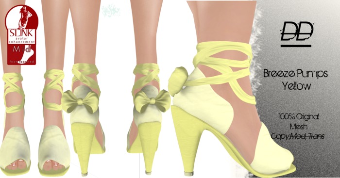 .::DD::. Breeze Pumps Yellow *Boxed*