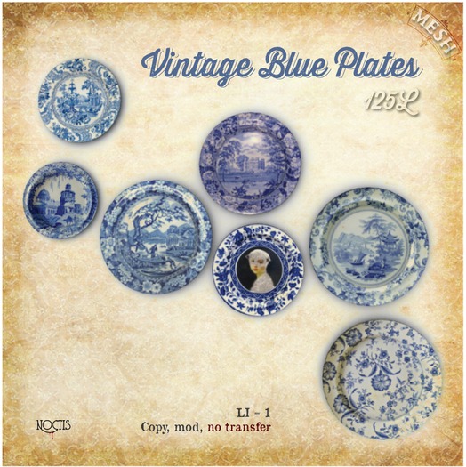 [noctis] Plate display BLUES, BOXED