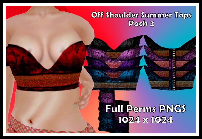 Off Shoulder Tops Pack 2