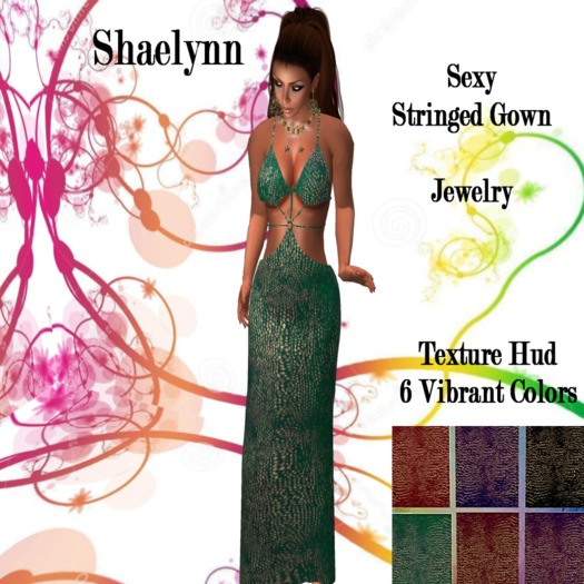 Shaelynn Stringed Gown