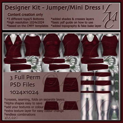 LMC PSD Files - Jumper/Mini Kit I- Full perm Files - BOM