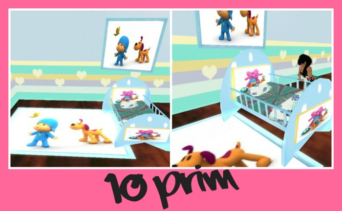 CUNA NOVA POCOYO -azul