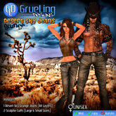 GrueLing Designs - Desert Sky Grunge Jeans!