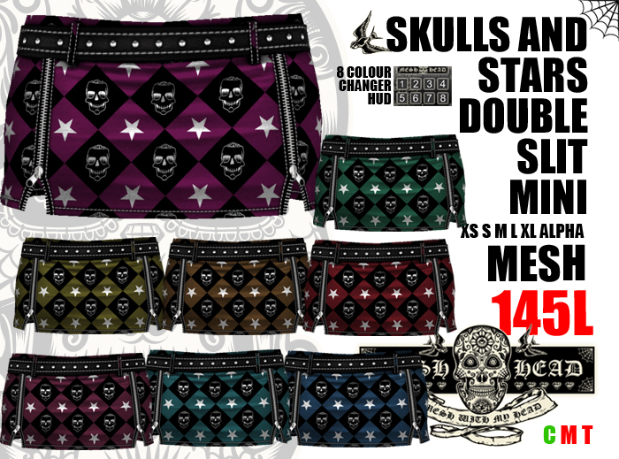 Mesh Head - Ladies Biker Babe Leather Jacket - All Sizes