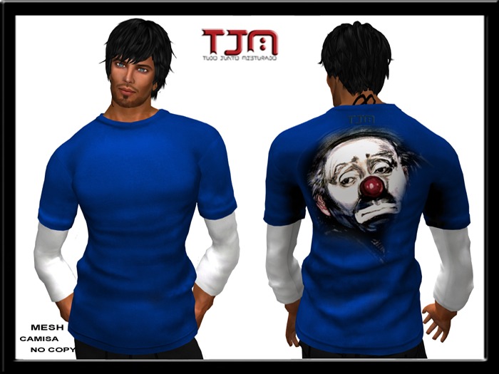 TJM MESH CAMISA4 AZUL