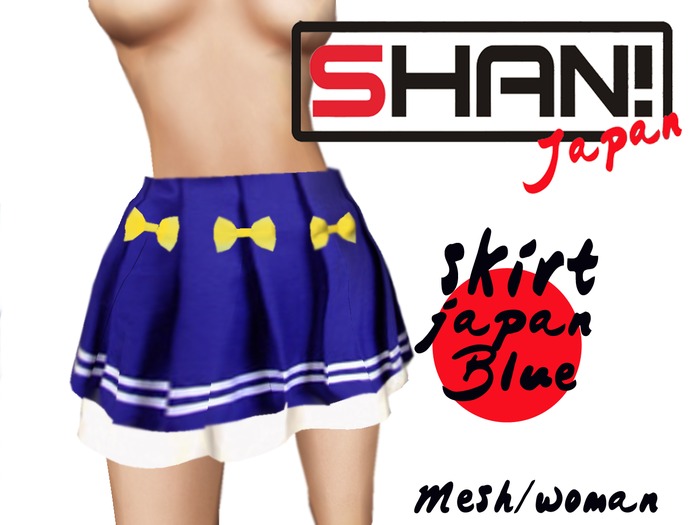 Skirt School Japan blue