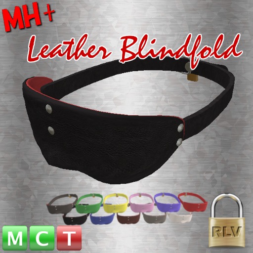 MH+ leather Blindfold