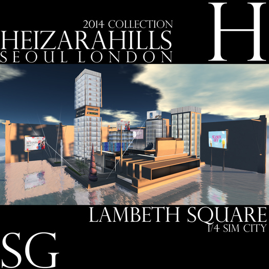 HEIZARAHILLS SG [Lambeth Square] 939prims 1/4 sim BOXED