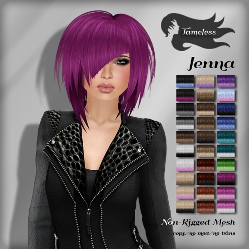 *NEW RELEASE* Tameless Hair Jenna (MESH) - Fades