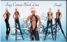 LSR - Sexy CatSuit Black Lina