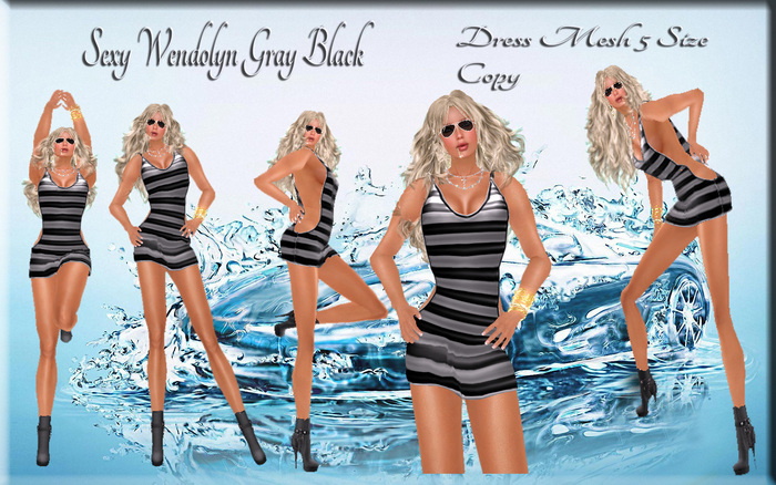 LSR - Sexy Wendolyn Gray Black