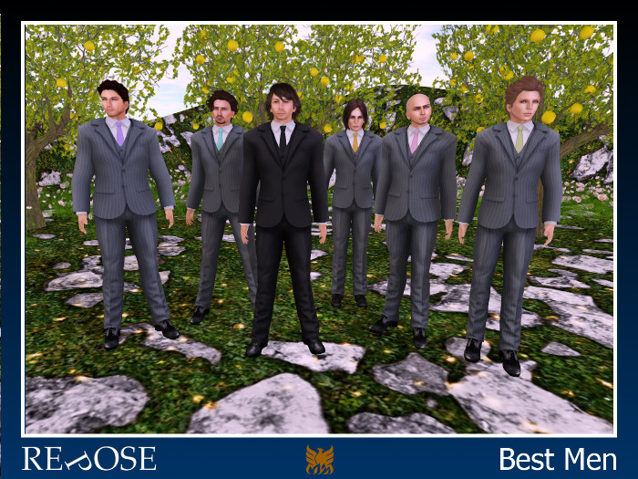 Repose BEST MEN Groomsmen Pose