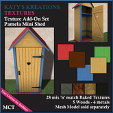 *KK* TEXTURES Add-On Set Pamela Mini Shed Vendor