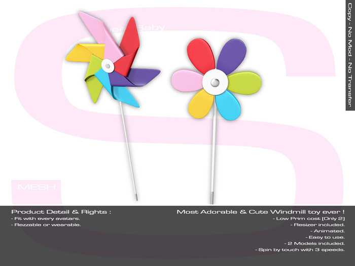 Sweet Baby - Windmill Toys Mesh - 2 Models