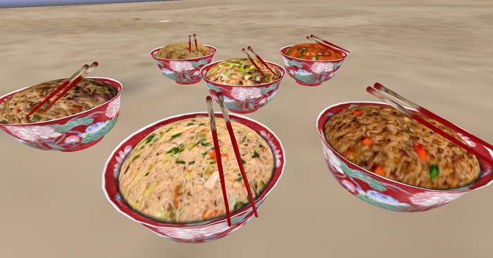 sculpted chinese food