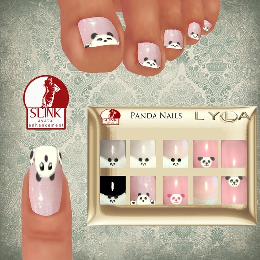 ! Lyla ! - Slink Nails Applier Hud - Panda Nails