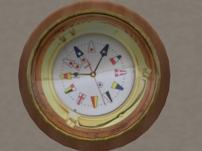 Mesh Clock: Porthole (A GullsWing Sailing and Maritime Product)
