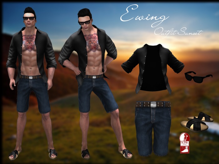 *+EWING+* Male Outfit Sunset