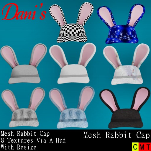 *Dani's* Mesh Rabbit Cap W/ Resize
