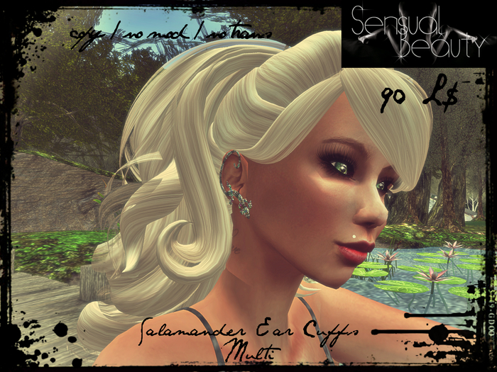 SB - Salamander Ear Cuff - Multi (Boxed)