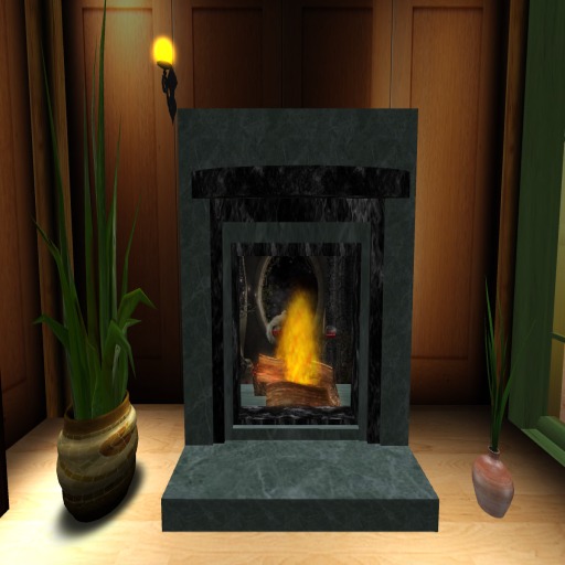 Fireplace Hidden Window Boxed