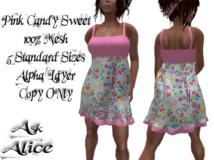 /:\AA/:\ Candy Sweet Pink Sundress