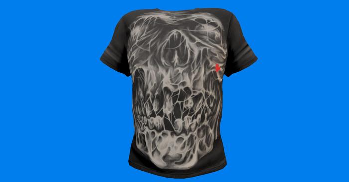 -ST- SMOKING DEMON TEE (MALE)