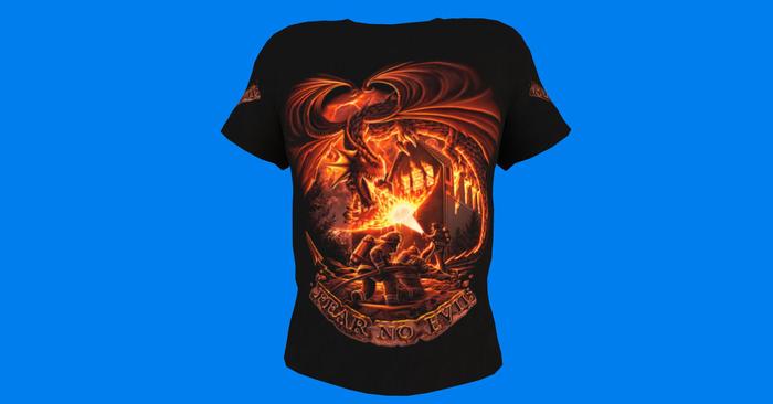 -ST- FEAR NO EVIL TEE (MALE)