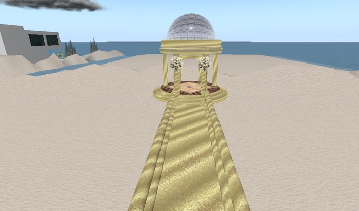 Golden LOVERS GAZEBO