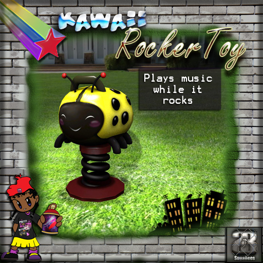 [SugaBees] [LIFE] Kawaii Pink Ladybug Rocker Toy