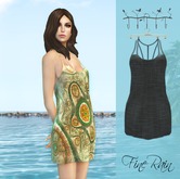 : FineRain Summer strapy dress Black