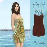 : FineRain Summer strapy dress Cinnamon