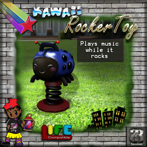 [SugaBees] [LIFE] Kawaii Pink Ladybug Rocker Toy