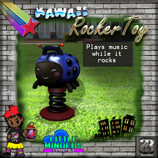 [SugaBees] [LIFE] Kawaii Pink Ladybug Rocker Toy