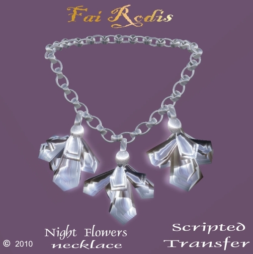 FaiRodis Night Flowers necklace