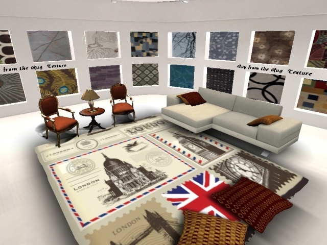 H♥MD- VINTAGE LONDON RUG 