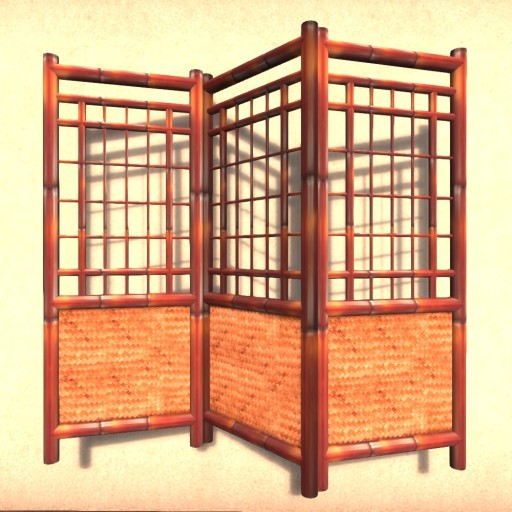 UPDATED! [L]Bamboo Folding Screen
