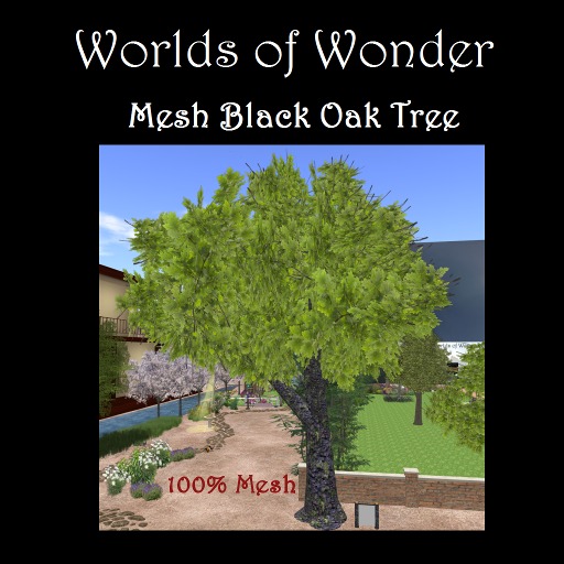 WoW Mesh Black Oak Tree