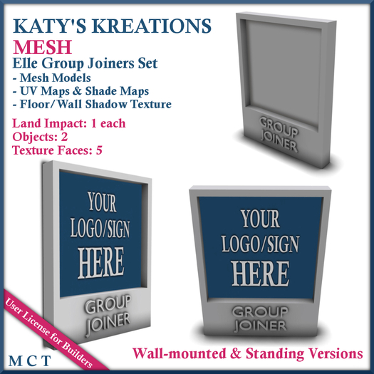 *KK* MESH Elle Display Units 1 & 2 Vendor