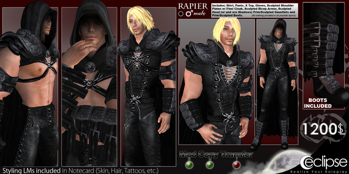ED - Rapier - Ebon - M tagMedieval tagFantasy 