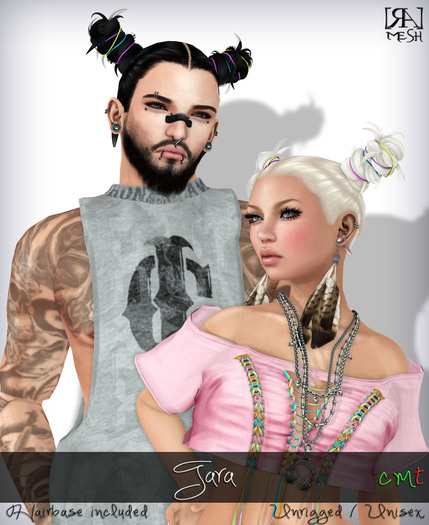 [RA] Tara Hair - Blacks