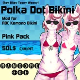 [MF] Polka Dot Bikini - Pink