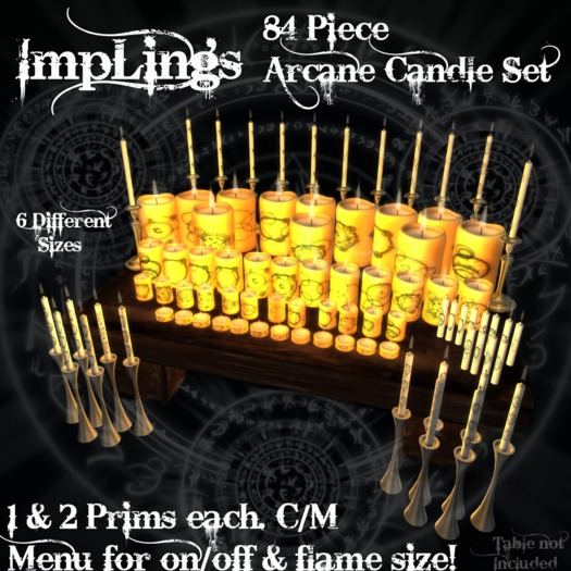 Implings Arcane Candle set 1 (BOXED