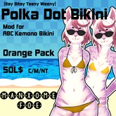 [MF] Polka Dot Bikini - Orange