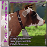 ~LP~ .Mused. Cowbell [LPC] BOXED Gold & silver / Brown