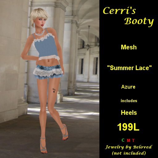 Cerri's Summer Lace Azure