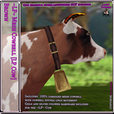 ~LP~ Cowbell [LPC] Gold & Silver / Brown