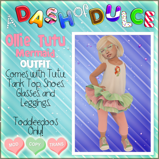 -DD- Ollie Mermaid Outfit