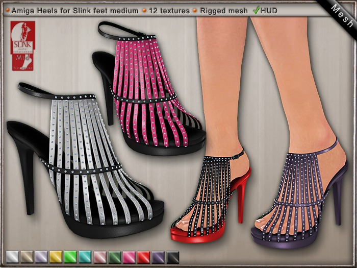 DN Mesh: Amiga Heels w HUD