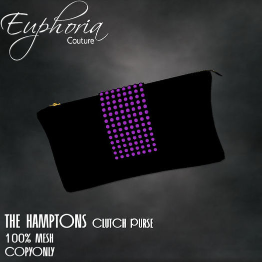 EC - Hamptons - Clutch - Purple